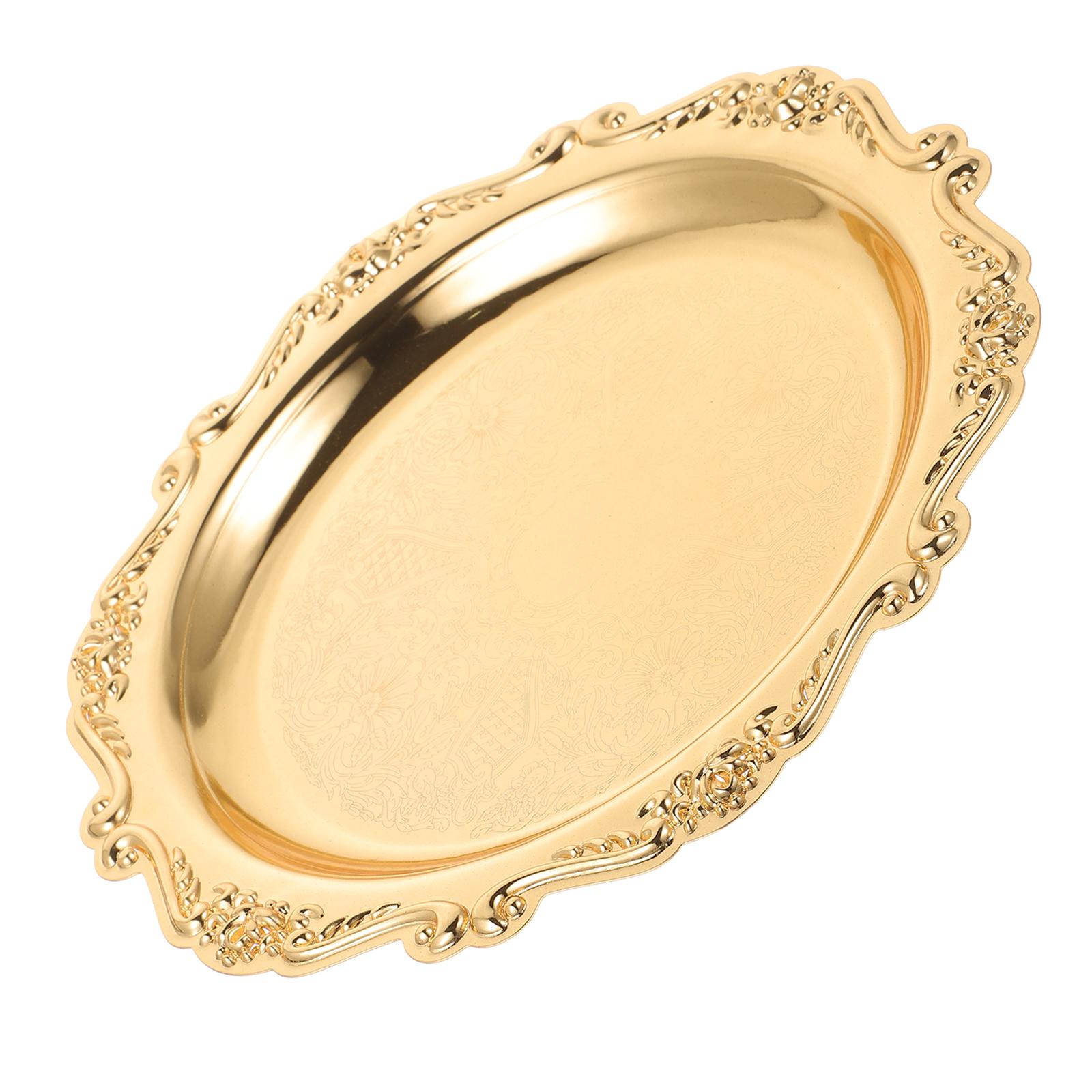 Поднос для украшений Железная форма для торта Подставка для колец Мисс Фруктовая круглая Тарелка для мероприятий Кофейный столик