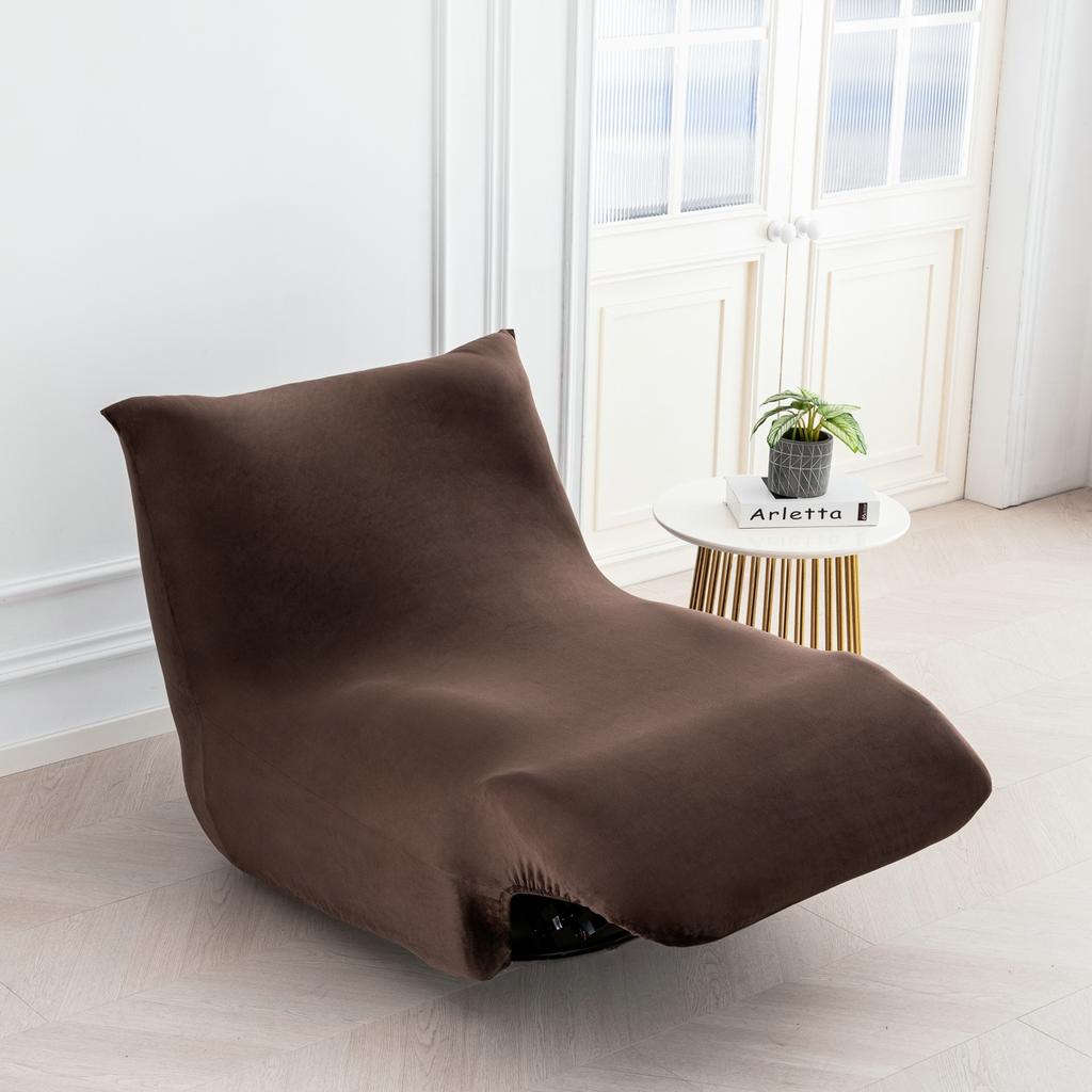 Coperture per Divano Basso Senza Braccioli in Velluto Elasticizzato Copertura Singola per Divano Copertura Protettiva Slipcover per Divano da Salotto Copertura Integrale per Soggiorno