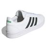 Adidas Grand Court Base Branco Verde Carbono - GW5612