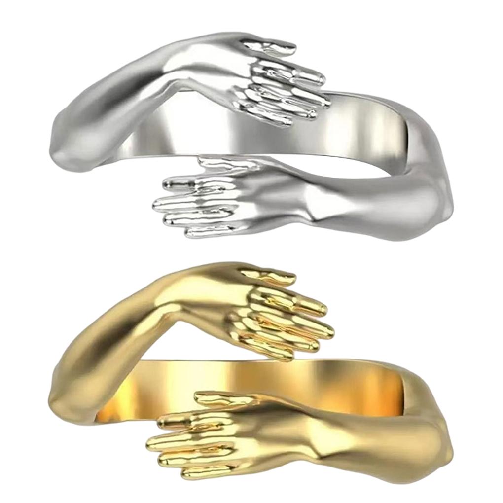 Vintage offener Ring, verstellbar, Verlobungsring, Hochzeitsring, Gastgeschenk, Paarring, Knöchelring, Handschmuck, personalisierte Geschenke, Accessoires