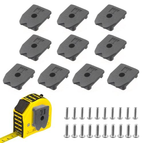 Convex Holder, Tool Holder, Scale Holder, Screws Included, Male Fitting, Standard Type, ABS Material, Compatible with Tape Measures (Set of 10)