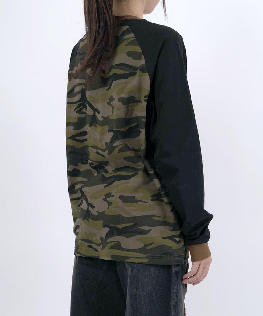 Sseonegteu W.A.M. Raglan Ls Tee - Camo