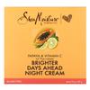 Brighter Days Ahead Night Cream, Papaya & Vitamin C, Yuzu Lemon, 57G(2Oz)