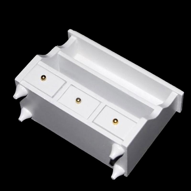 1:12 Dollhouse Miniature Furniture Wooden Toilet Bathroom Shelf Drawer Cabinet