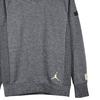 Jordan Casual Sports Knit Fleece-Lined Long Sleeve Pullover Sweatshirt Men Tops Black Grey 907925-010