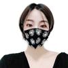 Fashion NEW Acrylic Diamond Decoration Mask Jewlery Woman Veil Shiny Rhinestone Night Club Mask Accessories