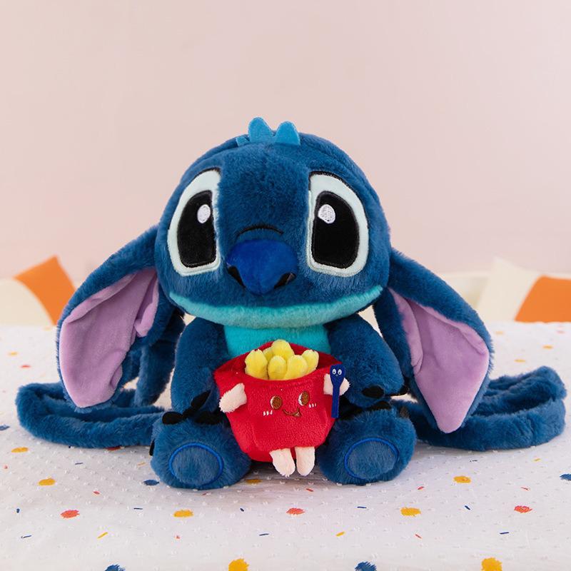 Cute Stitch Plush Backpack for Kids - Children's Storage Bag & Toy Carrier