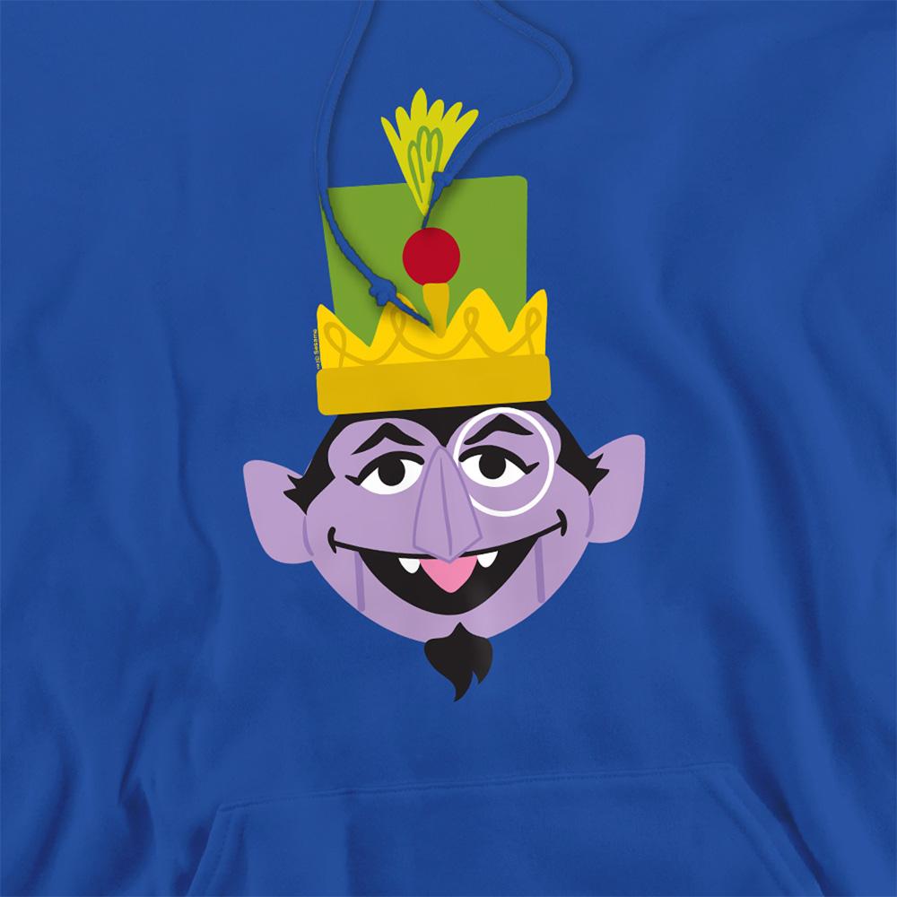 Sesame Street Unisex Adult Count Von Count Nutcracker Christmas Hoodie