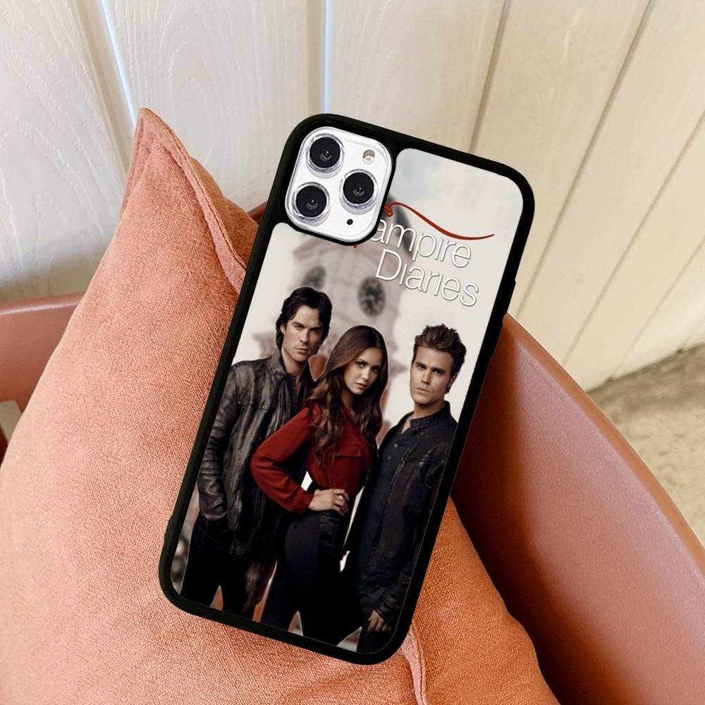 T-The V-Vampire Diaries Movie For iPhone 17 16 15 14 13 Pro 12 11 Pro Max Hard PC+TPU Phone Cases Back Cover