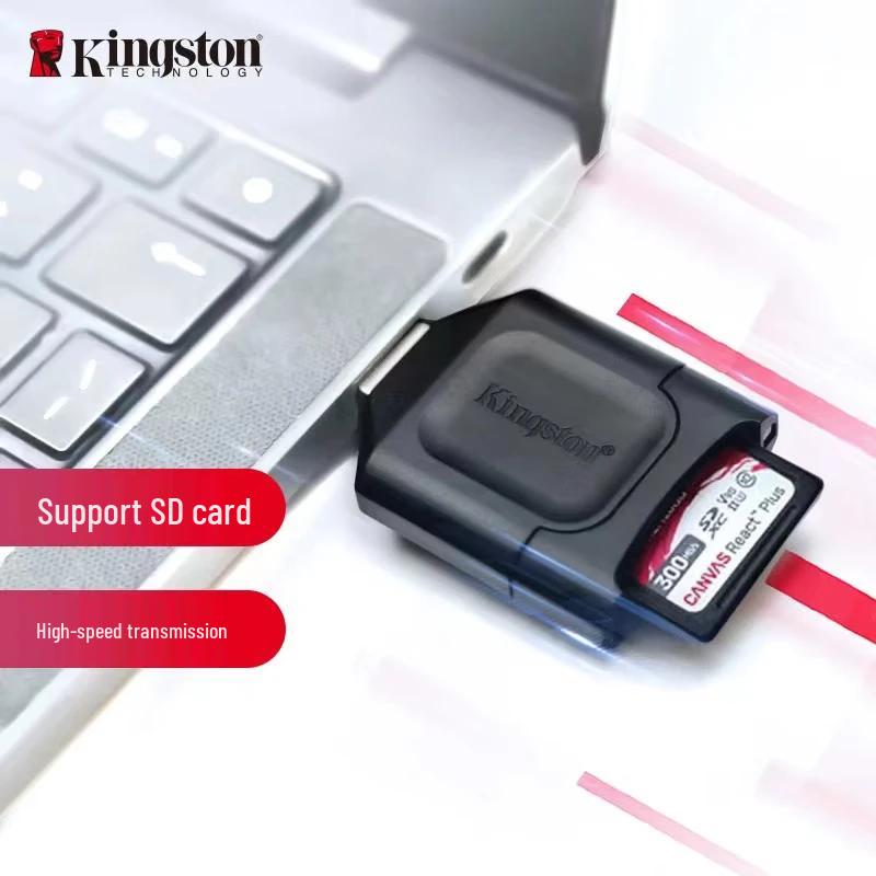 Kingston USB 3.2 UHS-II Multi-Function Card Reader черный