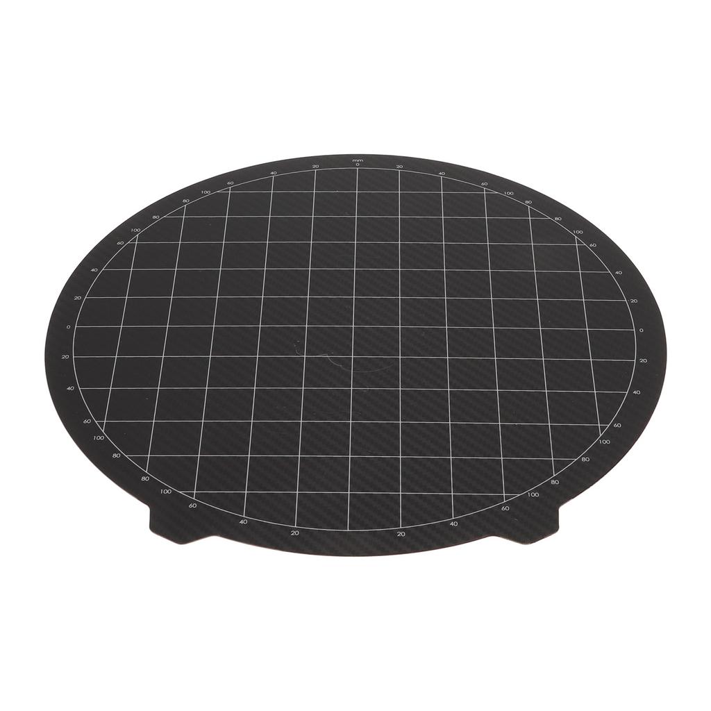 PEI Steel Plate 265x265mm Round Flexible Bending Resistance Hot Bed Steel Plate for FLSUN QQ QQS QQS Pro