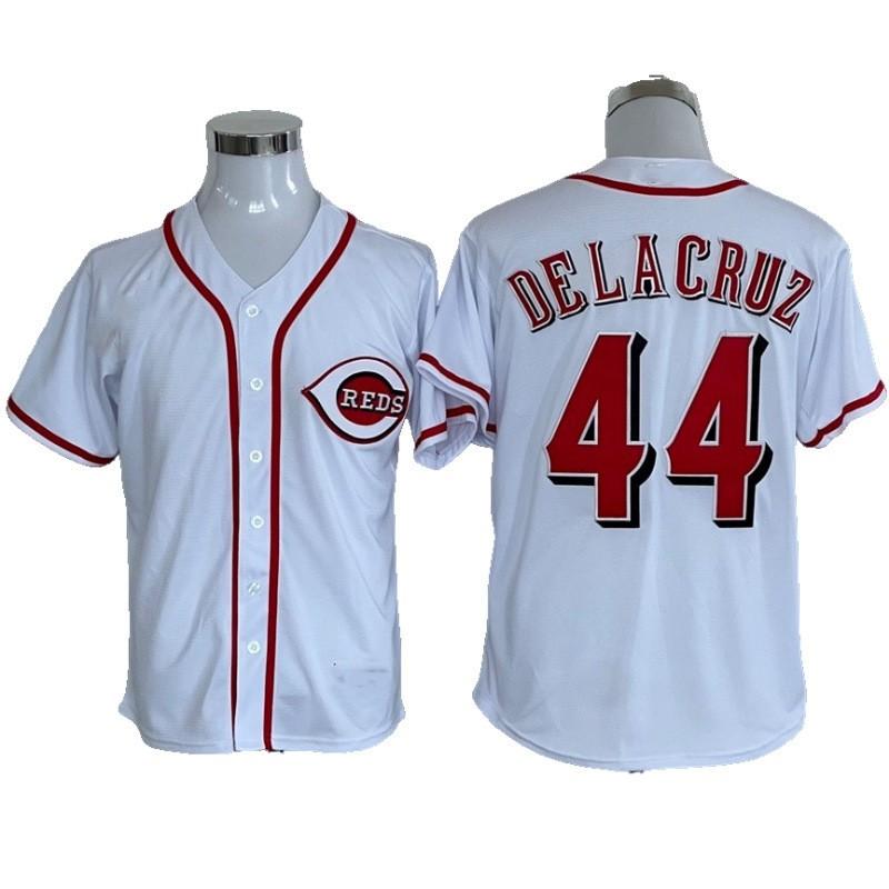 Cincinnati Reds Embroidered Baseball Jersey Unisex Fan Apparel Hoodie Sweatshirt Wear