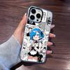 Anime Re Zero Rem Phone Case For IPhone 17 Pro Max 16 15 14 Pro Max IPhone 13 Pro Max 11 Plus Transparent Cover