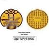 Shuibei 999 Pure Gold Princess Phone Sticker & Magnet Set - Prosperity, Peace, and Joy Design