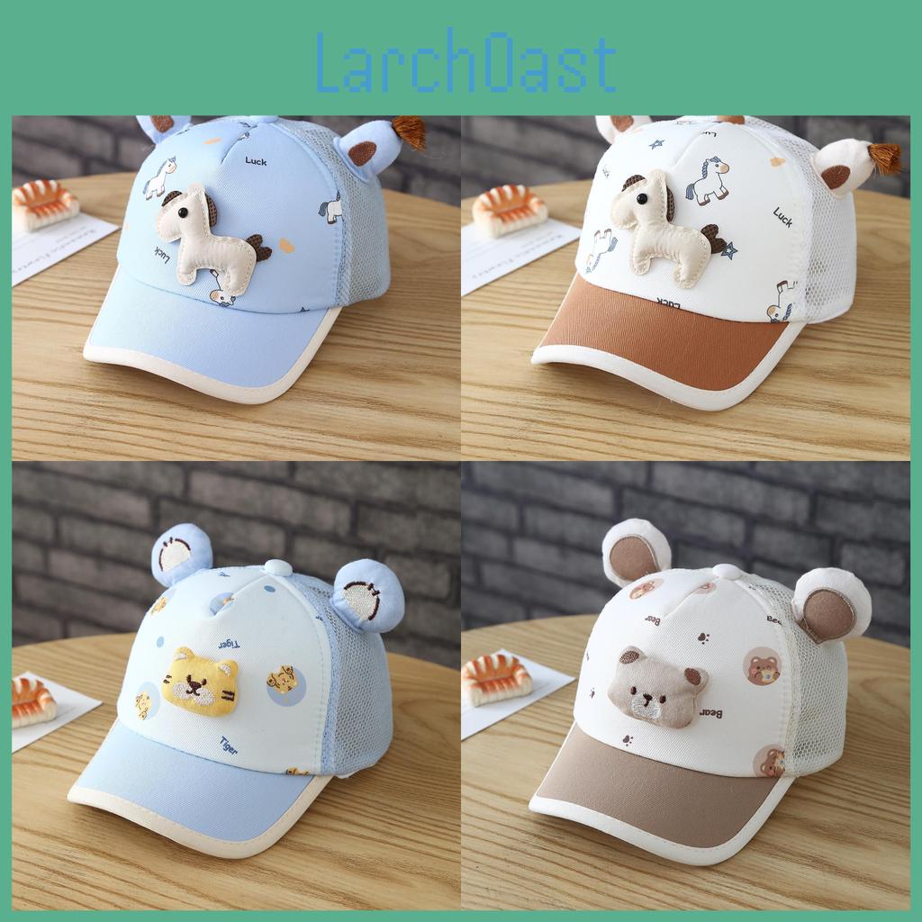 Kids Cartoon Sun Hat With Adjustable Chin Strap For Outdoor Play Fun