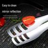 304 Stainless Steel Heat-Resistant Kitchen Tongs for Grilling, Frying, and Baking