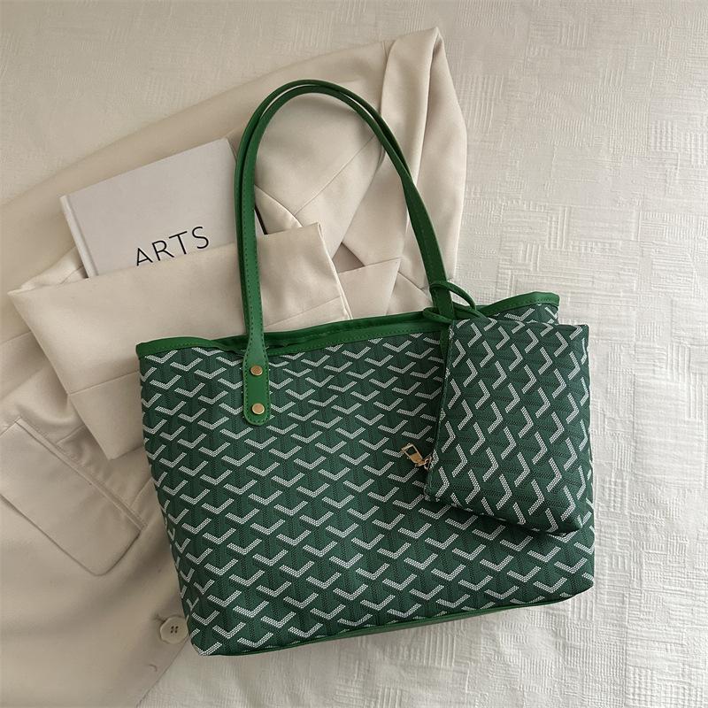 Bolsa tote grande com estampa vintage da moda de verão - bolsa de ombro exclusiva para uso casual na praia