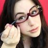 Latest Rotating Magnifying Makeup Reading Eyeglasses For for Women Folding Clamshell Cosmetic Presbyopic Eyeglasses For Elder Unisex Design