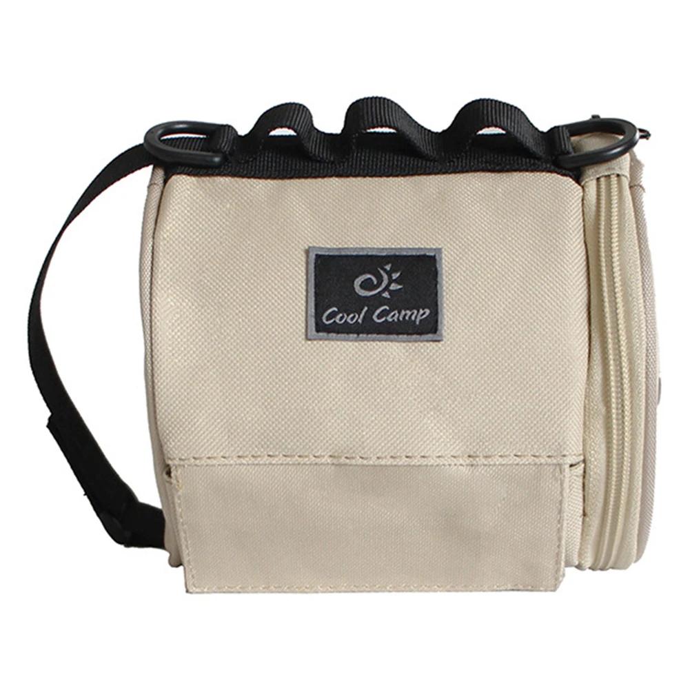 Portable Outdoor Camping Tissue Case with Hook Roll Paper Storage Bag Tissue Container for Picnic Hiking Camping