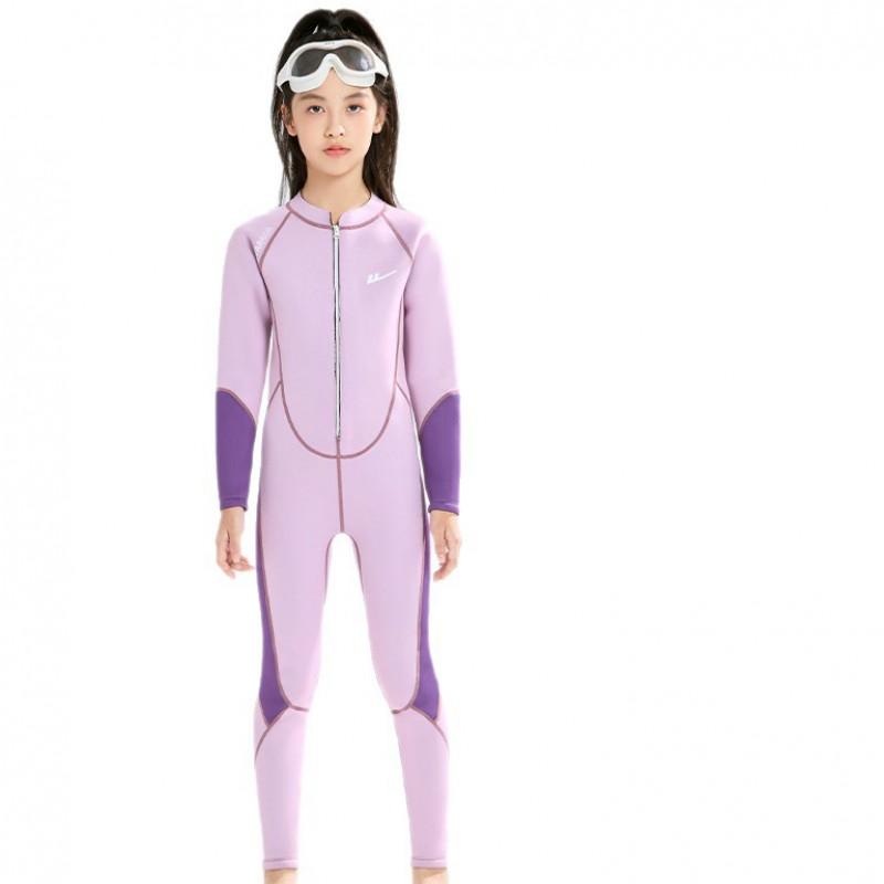 Kids Full Body Wetsuit Diving Swimming Surfing Warm Thermal Long Sleeve Winter Use Unisex