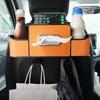 Auto Backseat Organizer for Auto Interior 7 In 1 Car Seat Back Cup Holder Storage Box Tissue Box with Hook Car Phone Holder