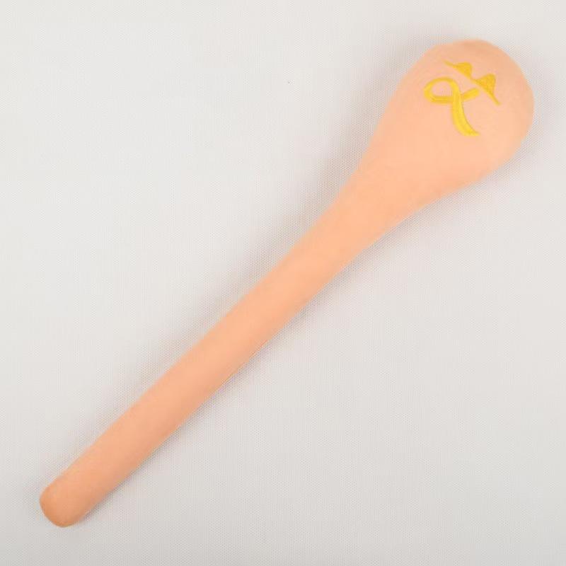 1Pcs Back Pain Relief Portable Body Vibration Hammer High Elasticity Plush Massage Pat Fu Character Slap Stick Massager