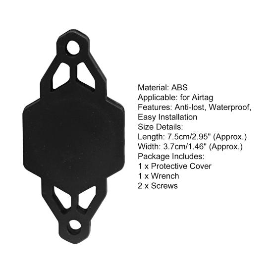 Bicycle Locator Case Anti Scratch Waterproof Anti-lost Easy Installation Lightweight Bike MTB Positioner Cover for Airtag