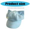 Handmade Berets Lovely Rabbit Painter Hat for Girls Furry Ear Cabbie Hat for Outdoor Leisure Casual Wear