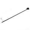 Black Portable Aluminum Alloy Folding Light Bracket Stand Outdoor Camping Table Lamp Pole
