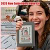 Embroidery Book Kit, Portable All Scenario Embroidery Book, Comes With A Complete And Instructional, Perfect For Beginners And Craft Lovers