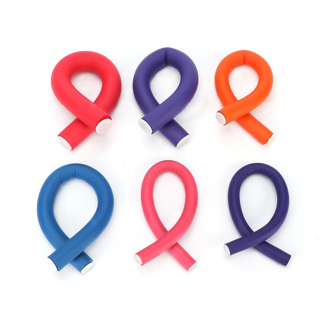 36Pcs Flexible Hair Curling Rods No Heat Soft Bendy Hair Wavy Rollers Hair Style Tools