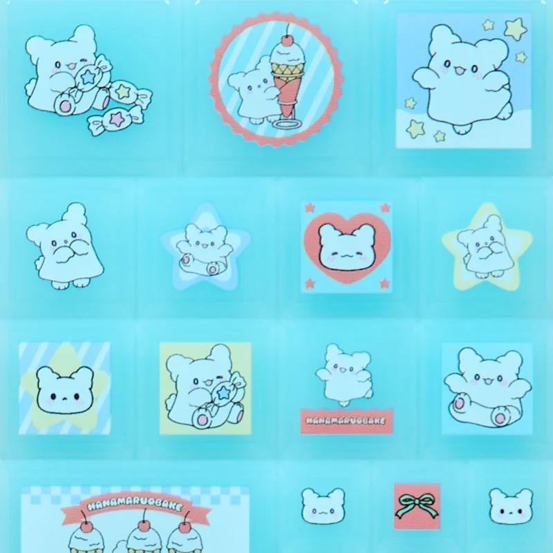 Sanrio HANAMARU OBAKE Tile Stickers ( Pastel Sweets Pop Blue ) Japan NEW