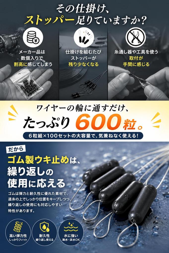fogman Float Stopper Rubber, Sinker Stopper, Float Stopper Rubber, Cushion