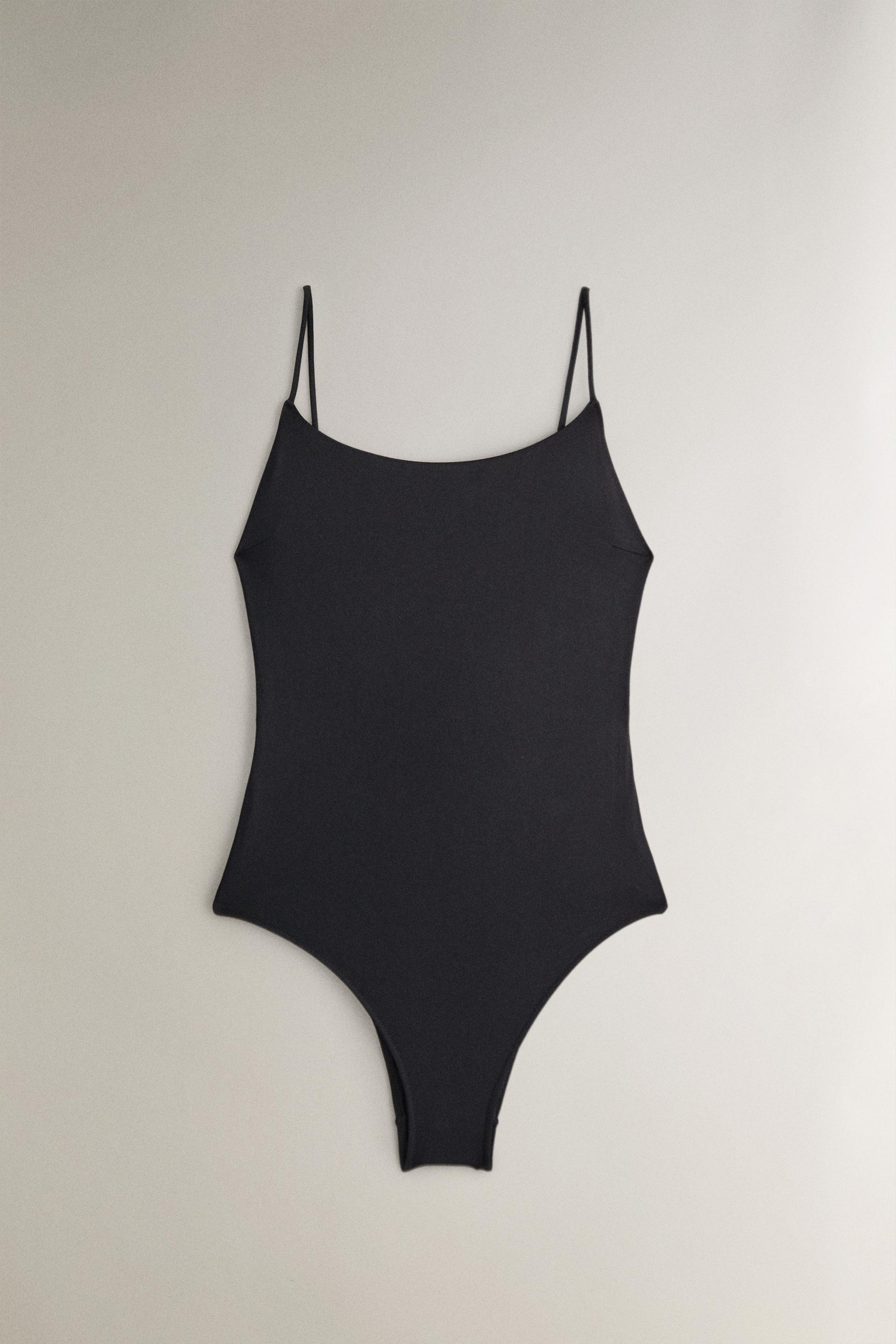 

ОДНОРОДНЫЙ ПЛЯЖНЫЙ КУПАЛЬНИК НА ТОНКИХ бретелях