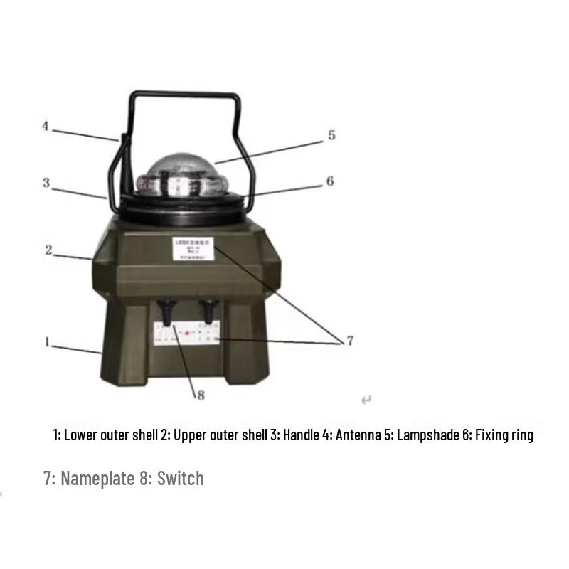 Anluoda Remote Control Omnidirectional Airport Emergency Light