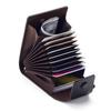 Fashion Unisex Business Leather Wallet ID Credit Card Holder Name Cards Case Pocket Organizer Money Phone Coin Bag