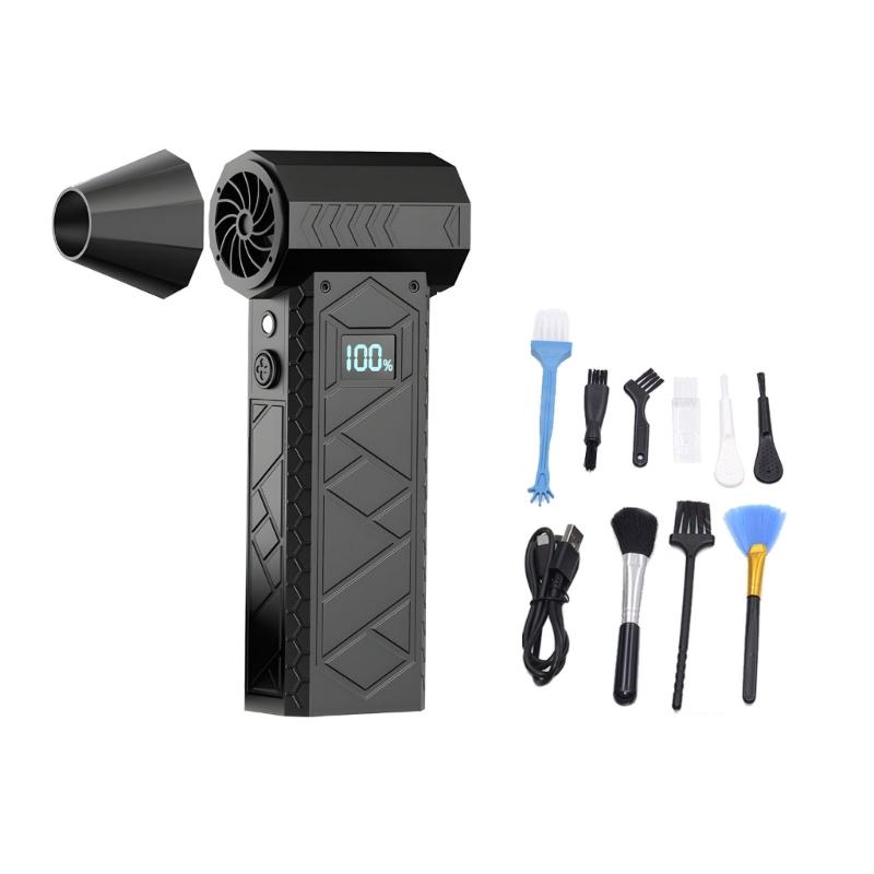 1pc Portable Ergonomic Electric Blower with Rechargeable Battery for Easy Dust Removal Indoor Outdoor