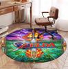 The Legend of Zelda Pattern Round Rug, Indoor/Outdoor Mat, for Picnic, Gameroom, Bedroom, Office, Living Room, Home Decor Carpet, Birthday Gift