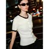 GIOVANNI VALENTINO Women's Short Sleeve Knit T-shirt