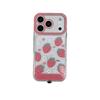 Strawberry Clover Flashing Phone Case for iPhone 14/13/12/11/15/16/17 PROMAX