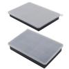 Silicone Ice Cube Tray with Lid 15&24 Cavity Flexible Mold for Ice Cubes Chocolate Jelly Microwave Oven Freezer Safe Baking
