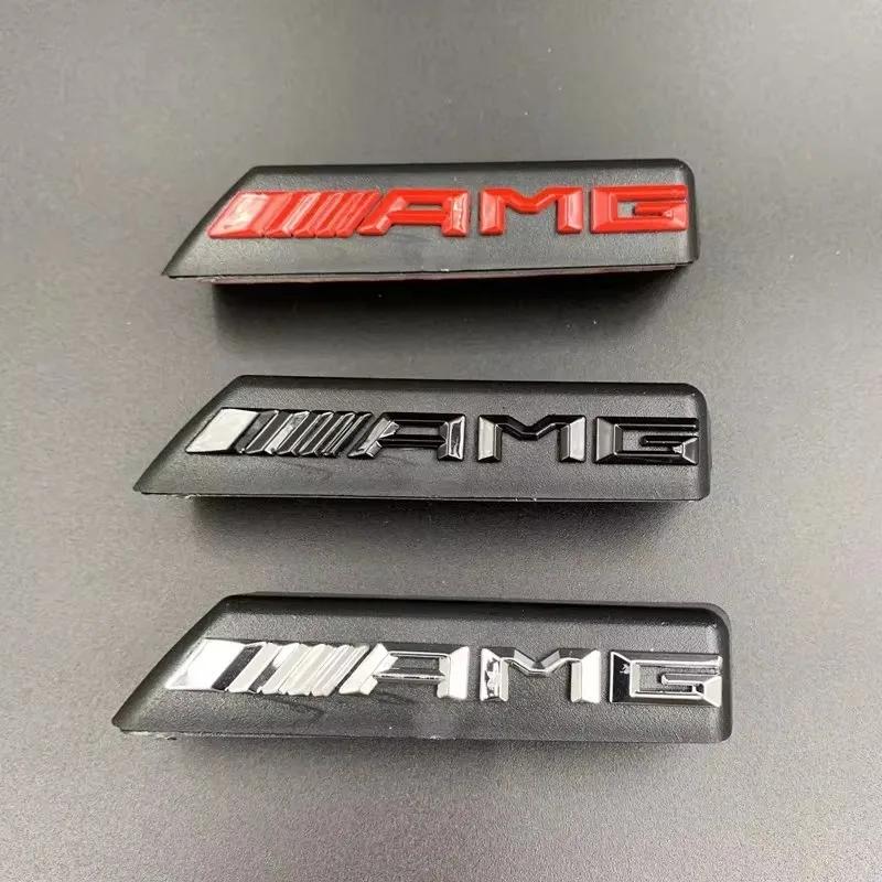 1pcs Automobile front grille AMG For Mercedes-Benz ABS badge A/B/C/E W212W213C 180E300W176W246W203W204W205W207.