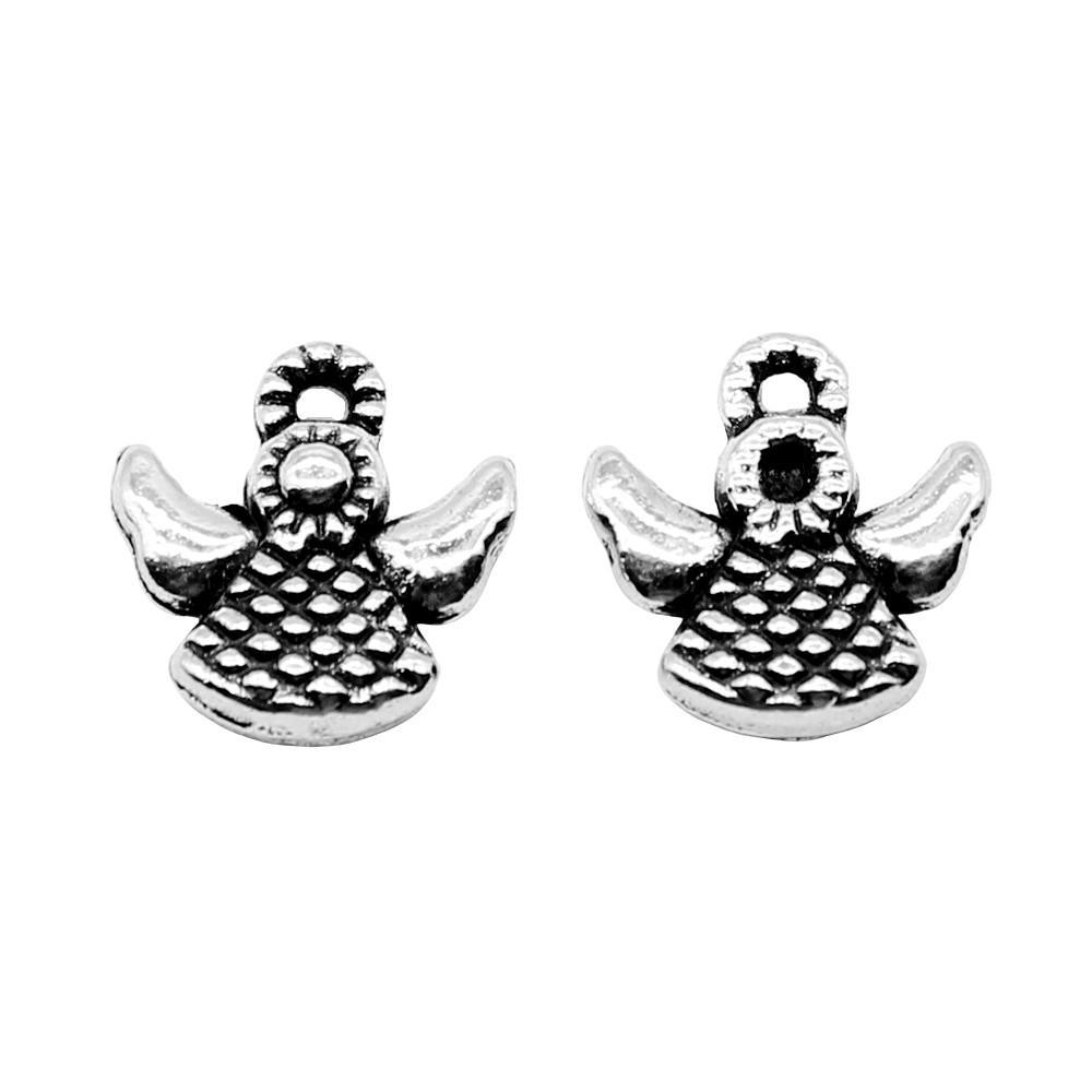 Angel Charms Alloy Fairy Pendants For Religious Holiday Jewelry Making