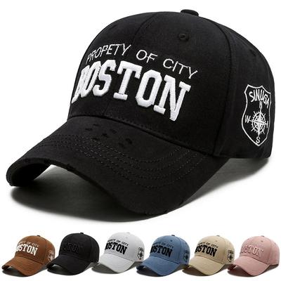Hat Women's Summer Baseball Cap European and American Alphabet Embroidery Cap Trendy Men's Spring and Autumn Sun Hat