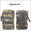 Molle Pouches Tactical EDC Waist Bag 600D Oxford Utility Pack for Outdoor Camping Hunting Molle Vest Backpack Attachment