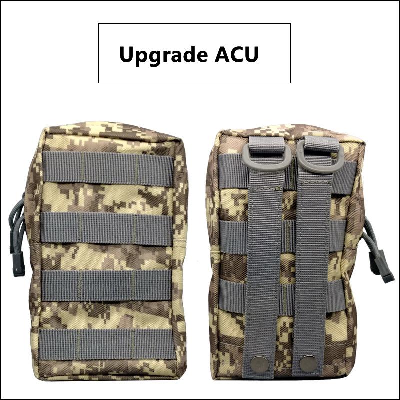 Molle Pouches Tactical EDC Waist Bag 600D Oxford Utility Pack for Outdoor Camping Hunting Molle Vest Backpack Attachment