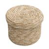 Woven Straw Storage Basket - Desktop, Toy, Cosmetic, and Gift Organizer