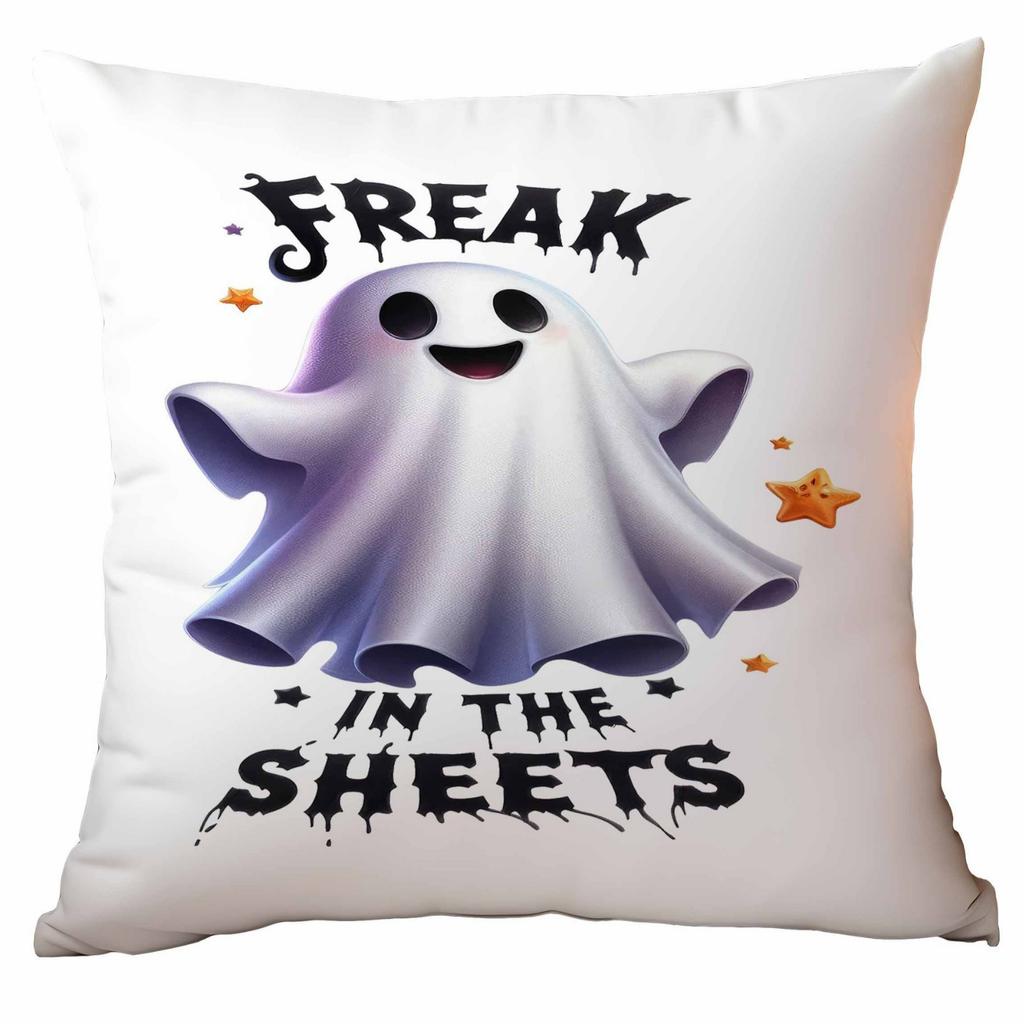 New Popular Halloween Pillowcase Cute Ghost Series Linen Material Halloween Sofa Decoration