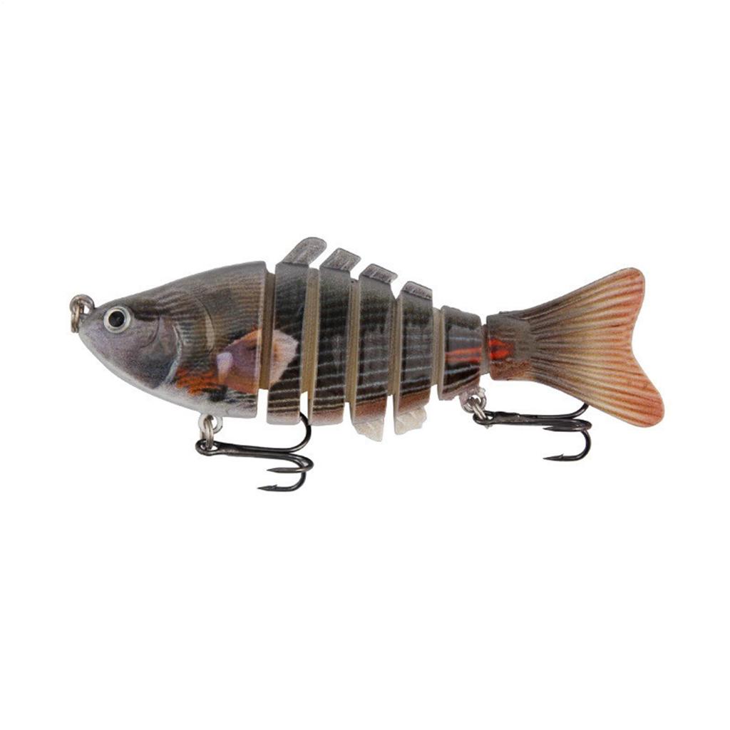 Swimbait Fishing Lures 7-Jointed Simulation Tackle For Fishing Realistic Angling Swimbaits For Saltwater Freshwater Pond Ice