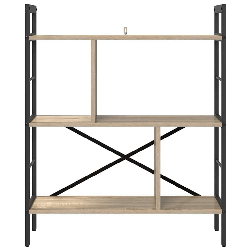 Bookshelf Sonoma Oak 75 x 30 x 91 cm Particleboard